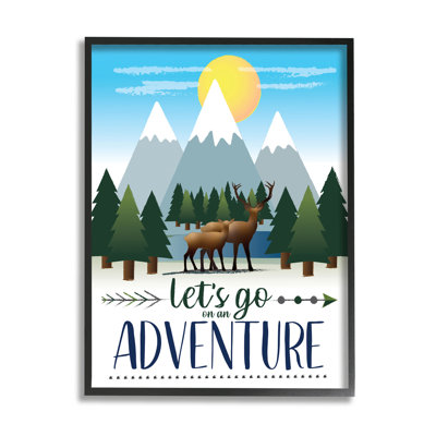 Aleia «All Go Adventure», phrase, forêt, animal, chaîne de montagnes, art