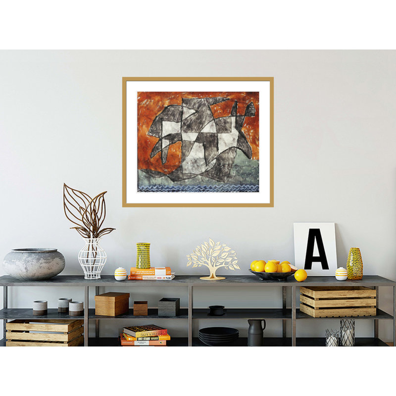 «Lake Ghost» par Paul Klee, impression giclée sur cadre, 33,5 po H x 39,03 po L