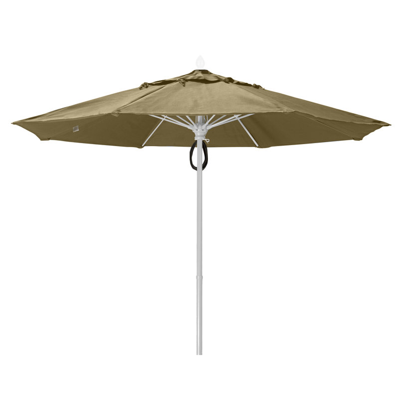Parasol de marché 11 'Prestige, Lin lin, Blanc