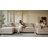 74" W Polyester Upholstered Sofa with Solid and Manufactured Wood Frame-1088713319