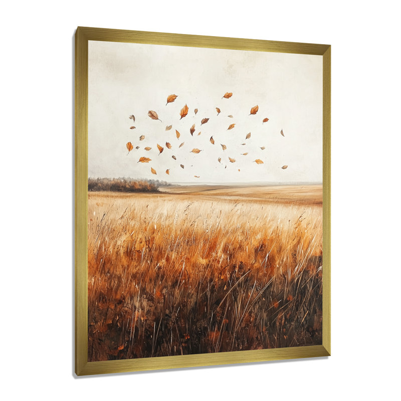 Marshall - Floral Canvas Prints, H 32 po x l 16 po, Reproduction encadrée d'une seule photo, Doré