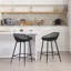 Rossmoyne Counter Stool with Metal Frame-435557933