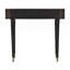 Console en bois massif Belmont, brun, 2 tiroirs