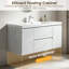 Meuble-lavabo flottant 48 po avec lavabo intégré 48 po - Blanc brillant-1436291952