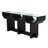 Ando 75'' Glass Top Console Table
