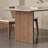 Simple Rectangular Rock Slab Dining Table Sets-109875877