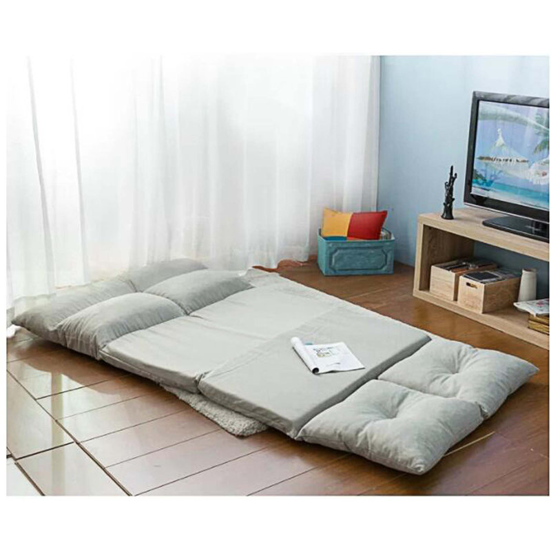 Canapé convertible Koenig, L 76,78 po x l 39,37 po x H 23,62 po, Polyester bleu marine