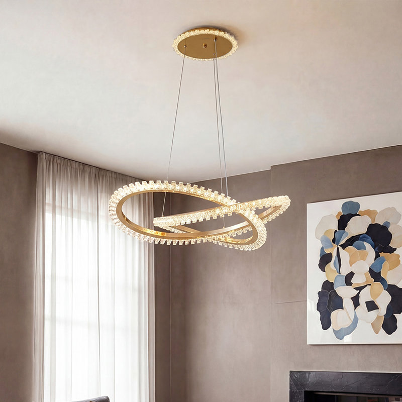 2 - Light Natural LED Dome Pendant