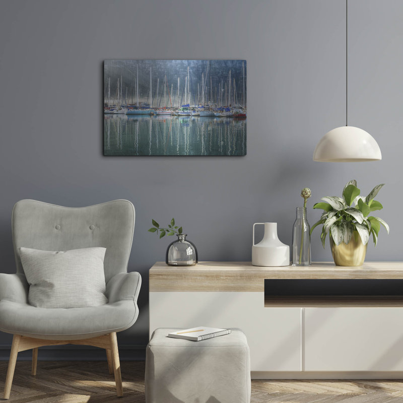 Hout Bay Harbor, Hout Bay, Afrique du Sud par Richard Silver, H 16 po x l 24 po