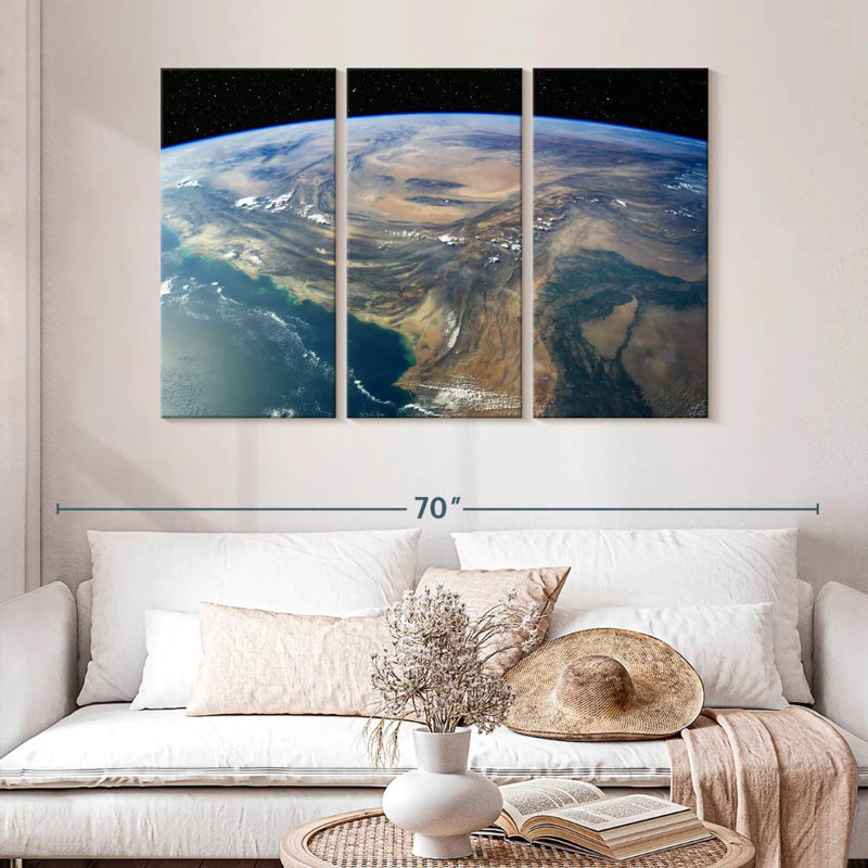 Oberle Earth, 32" H x 50" W