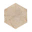 Marbre ondulé naturel texturé 3D Hexagon FS pour mur, 1 boîte de 12 pièces