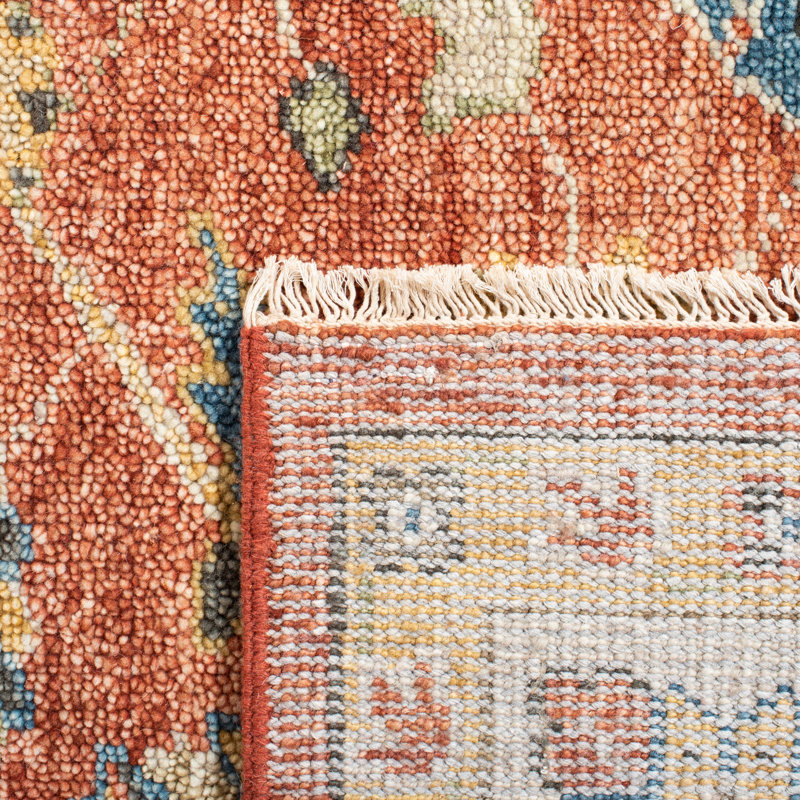 Samarkand 170 Area Rug In Beige / Rust, Rectangle 10' x 14'