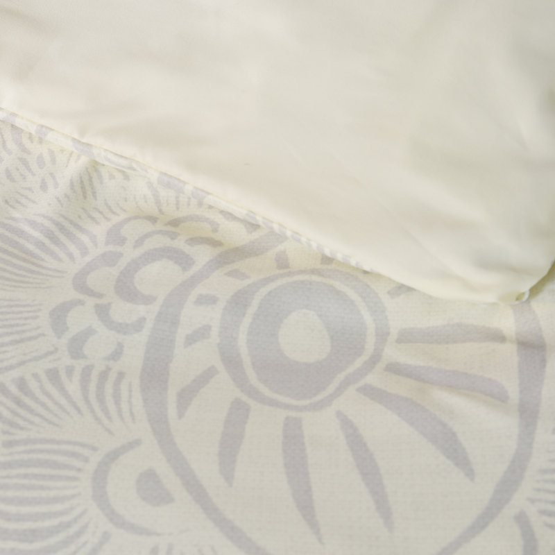 Foggy Surf Modern & Contemporary Polyester Floral Duvet Cover, Twin/Twin XL