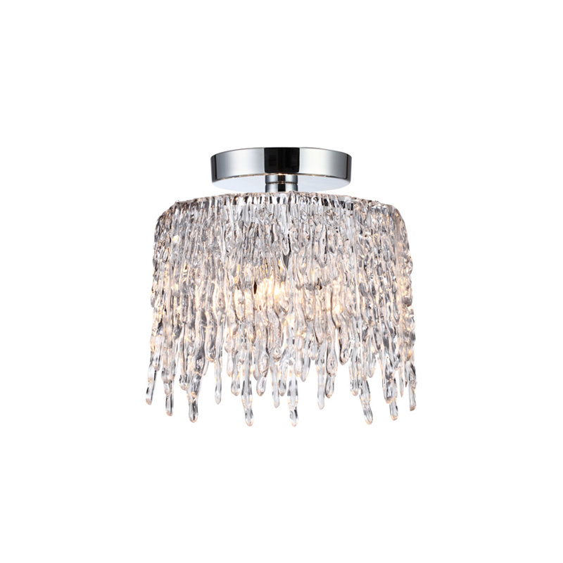 Brad Acrylic Semi Flush Mount