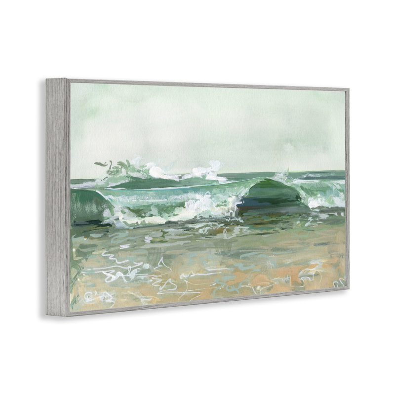 «Breaking Waves Seascape», estampe numérique, conception de Brook Page, Estampe numérique Farmhouse, H 12 po x l 18 po