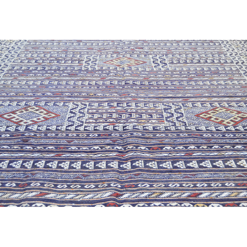 One-of-a-Kind Rectangle 6'4" X 9' Hand Knotted Area Rug