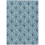 Tapis de style Mid-Century intérieur / extérieur lavable à la machine Lipman ACN2426-1448997067