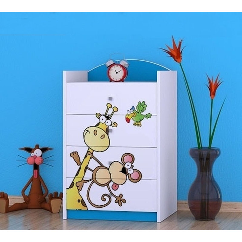 Nokes 4 Drawer Chest, Blue
