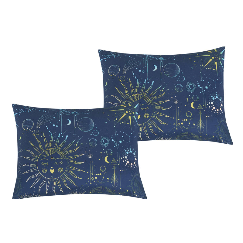 Astro Twin Size Blue Polyester Comforter Set