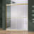 68 To 72 In. W X 75 In. H Double Sliding Shower Door In Brushed Gold Bypass Alcove Shower Door With Clear Glass-122073609