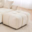 Ensemble de canapé 3 places avec repose-pieds Luxe - Chenille moelleuse et structure en bois massif-1118255138