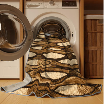  Tapis hawaïen lavable en calebasse