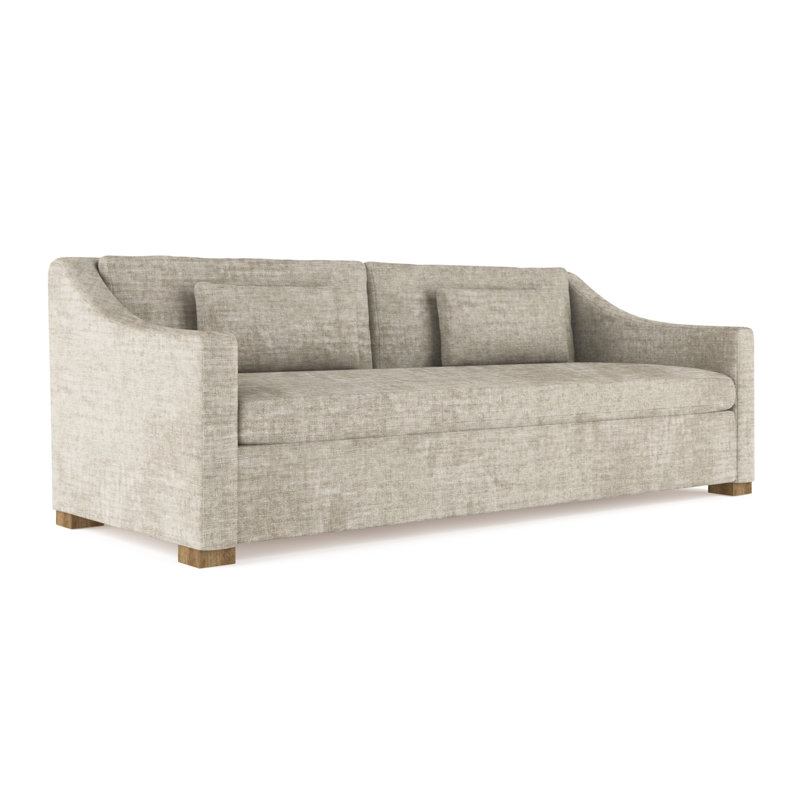 Canapé Crosby, H 32,5 po x l 96 po x P 38 po, Patiné, Lin caillou albâtre