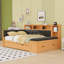 Lit de jour avec couchette, tablettes de rangement, banc et station de charge-1716469516