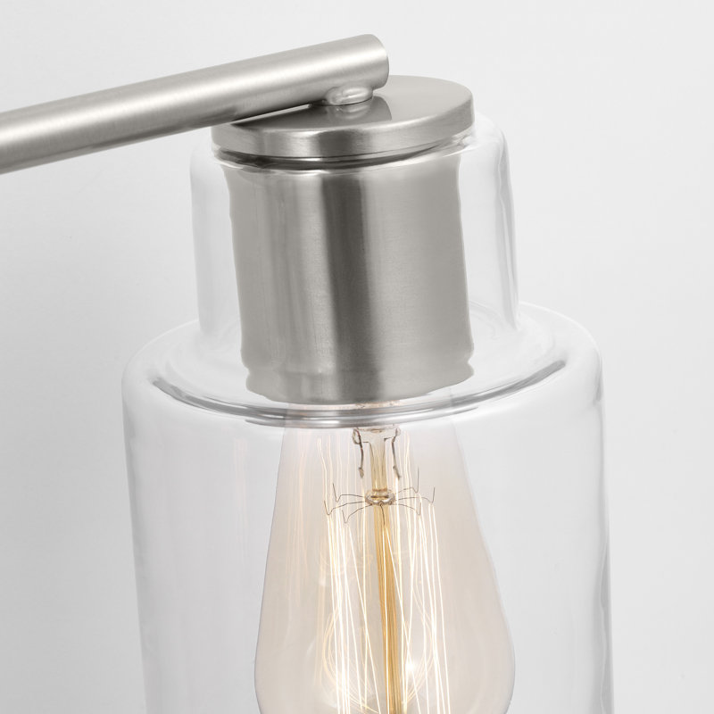 Sayward Vanity Light, Brushed Steel, 4