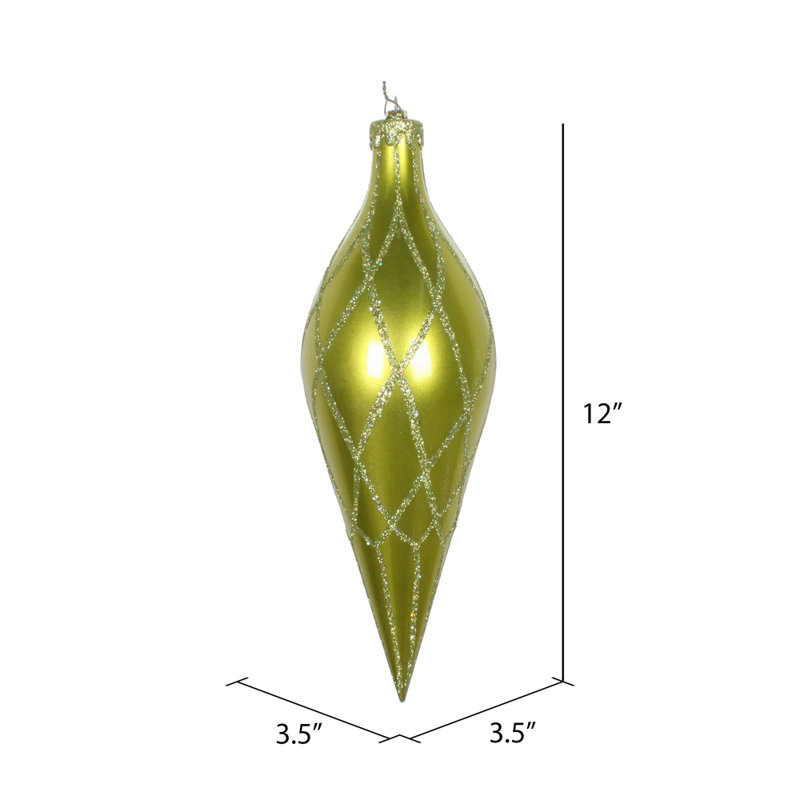 Ornement en forme de fleuron 12 po Vickerman