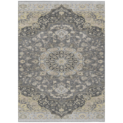 Machine Washable Indoor/Outdoor Chantille ACN2853 Global Rug