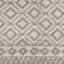 Tapis noir / blanc en laine tissé à plat à la main à motif géométrique Carletta-839249935