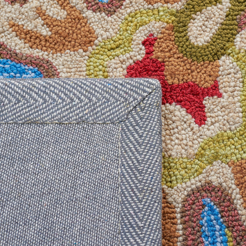 Childers Hand Hooked Performance Southwestern Rug, Rectangle 3'6" x 5'6"