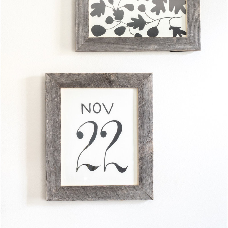 Cadre photo Loyce, Gris, 13 po x 13 po