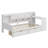 Wooden L-Shape Daybed With Storage Cabinets And Two Storage Drawers, Multi-Functional Bed With Study Desk And Built-In Bookshelf-1762576738-1762576739