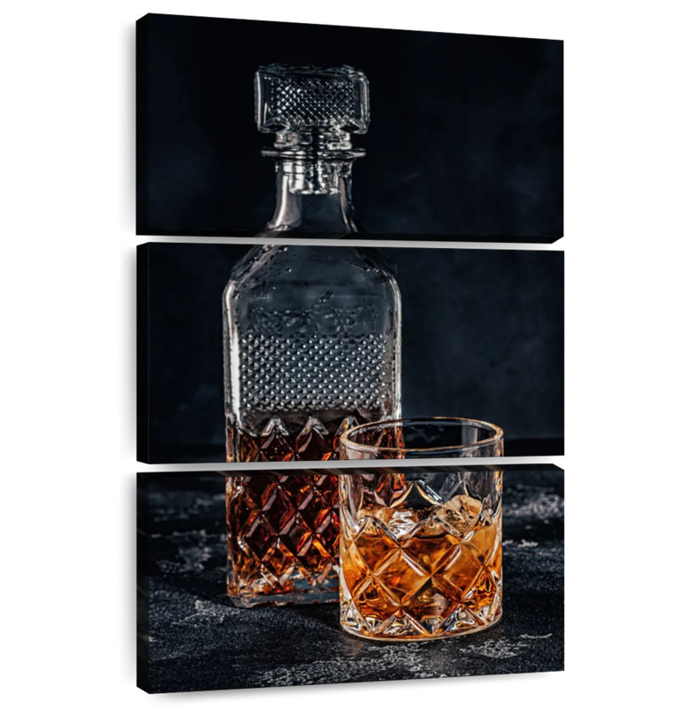 Yarlin Whiskey Glass And Decanter, 74" H x 48" W