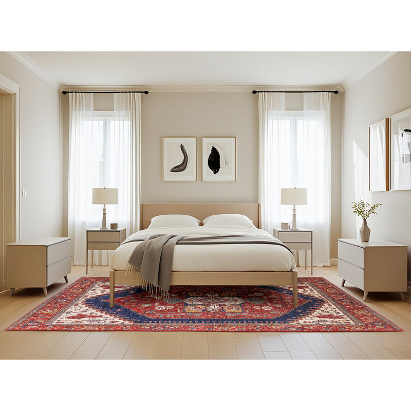 Rininger Oriental Indoor Rug, Rectangle 5' x 8'