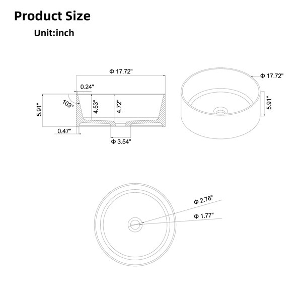 Dimensions du produit