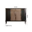 Armoire de décoration Vintage Black Porch