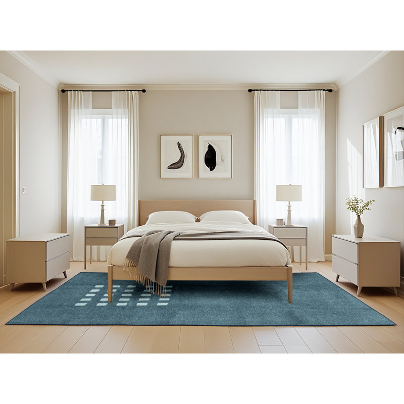 Tapis abstrait moderne 3438, Rectangle de 5 pi x 8 pi