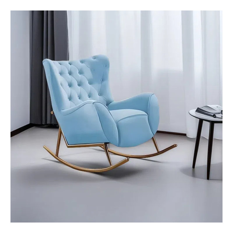 Chaise berçante élégante pour la maison, Azure