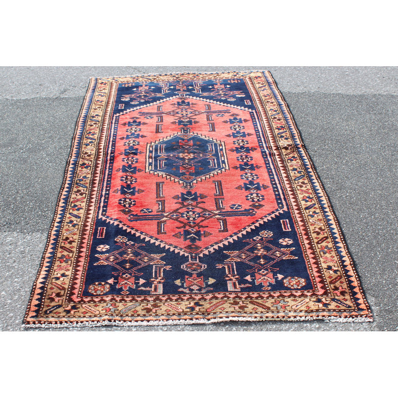 Hand Knotted Wool Geometric Indoor Rug