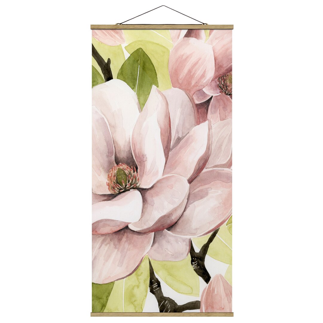 Stoffbild Magnolia Blushes I