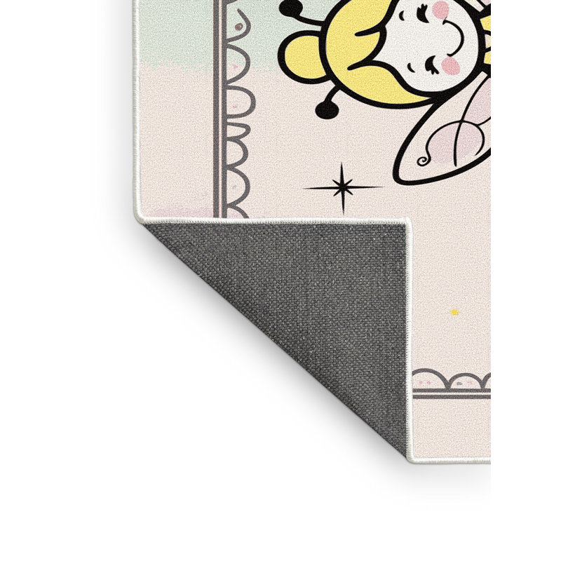 Tapis fantaisie East Urban Home, Rectangulaire 7 pi x 10 pi