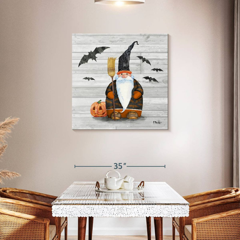 Lelend Halloween Gnome III, 36" H x 36" W