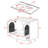 30"Single Bathroom Vanity With Ceramic Sink Top-1958481379