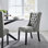 Modway Baronet Button Tufted Fabric Dining Chair