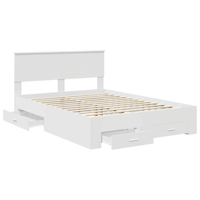 Bed, European Double (140 x 200 cm), White