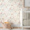 Rouleau de papier peint autocollant L 18 pi x l 20,5 po Accringt
