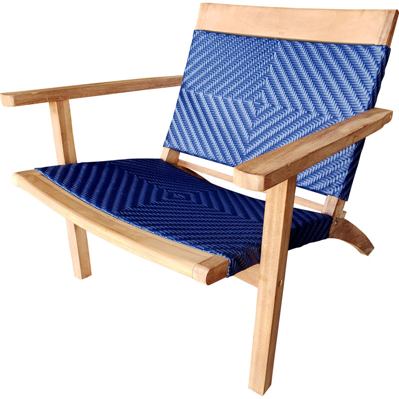 Chaise de patio en teck Marlie